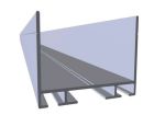 Top-/bodemprofiel - 40mm paneel